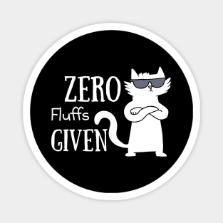 Zero Fluffs Given Magnet